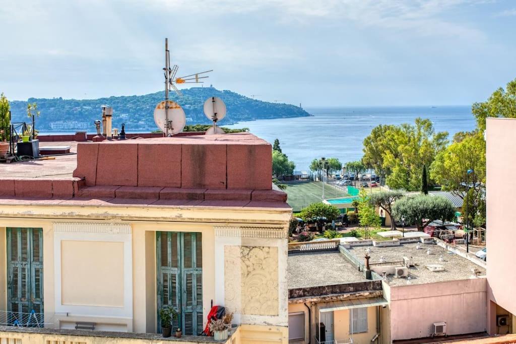 #24 Marie-Claire Suite Sea View/Balcony/Ac/5Min Port Villefranche-sur-Mer Bagian luar foto