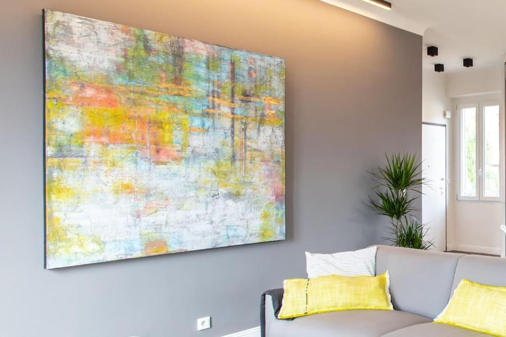 #24 Marie-Claire Suite Sea View/Balcony/Ac/5Min Port Villefranche-sur-Mer Bagian luar foto