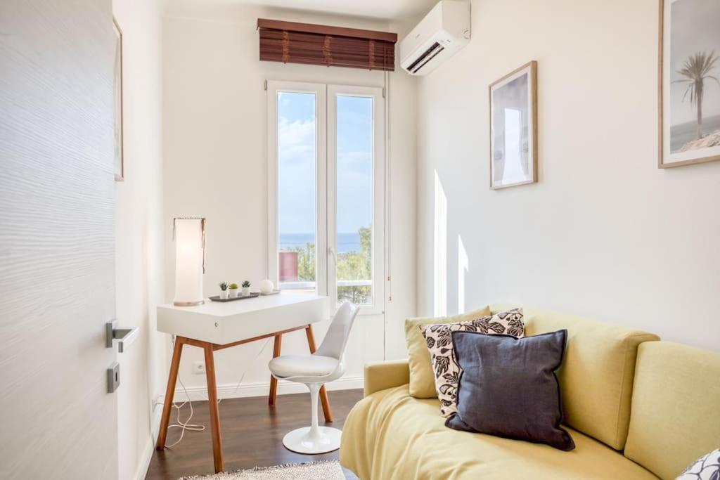 #24 Marie-Claire Suite Sea View/Balcony/Ac/5Min Port Villefranche-sur-Mer Bagian luar foto